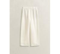 Gant GANT Cream Linen Blend Relaxed Fit Trousers