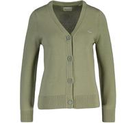 Gant GANT Green Classic Cotton V-Neck Cardigan