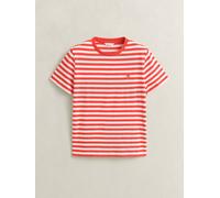 Gant GANT Red Shield Logo Striped T-Shirt