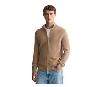 Gant - Gilet Zippé - Homme - Pulls - Brun - Taille: XL