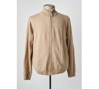 Gant Superfine Lambswool Full Zip Sweater Marron 3XL Homme