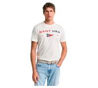 GANT Graphic SS T-Shirt, crème, XXXXL Hommes