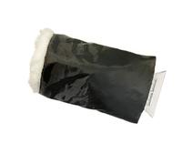 Gant gratteur de glace avec protection contre le froid, doublé, noir