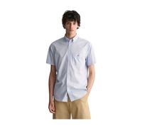 Gant, Homme, Chemises, Bleu, Taille: M Chemise Classique Rayée Coupe Régulière