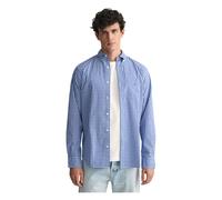 Gant, Homme, Chemises, Bleu, Taille: M Chemise Vichy à Carreaux Coupe Standard