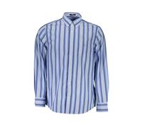 Gant, Homme, Chemises, Bleu, Taille: S Chemise élégante à manches courtes bleu clair