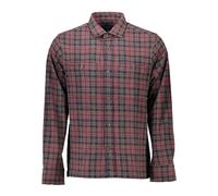 Gant, Homme, Chemises, Multicolore, Taille: 2XL Chemise à manches longues Marron Col français