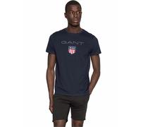 GANT Homme Coton T-Shirts Manches Courtes Décontracté T-Shirt Ras Cou UK Taille