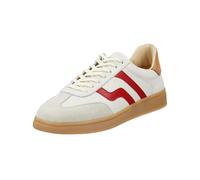 GANT Homme Cuzmo Basket, Blanc cassé et Rouge, 46 EU