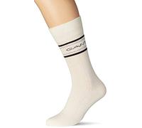 Gant Homme D1. LOGO STRIPE SOCKS 1- PACK D1. LOGO CHAUSSETTES À BANDES 1-PACK, EGGSHELL, Taille unique