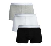 GANT Core Trunk 3-Pack sous-vêtement, Noir/Blanc, Taille Unique (Lot de 3) Hommes