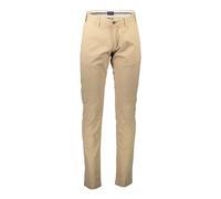 Gant, Homme, Pantalons, Beige, Taille: W30 L34 Pantalon Slim Fit Classique en Coton Beige