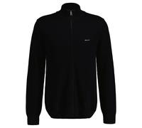 GANT Homme Pique-Strickjacke - Coton Pique Zip Cardigan, Fermeture Éclair, Ba