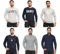 Gant Homme Sweatshirt Décontracté Col Rond Designer Pull Hiver Classique