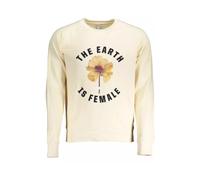 Gant, Homme, Sweatshirts et sweats à capuche, Beige, Taille: L Pull Beige en Coton avec Imprimé