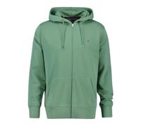 Gant, Homme, Sweatshirts et sweats à capuche, Vert, Taille: S Sweat à Capuche Vert à Fermeture Éclair
