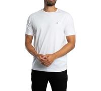 GANT Homme T-Shirt Imprimé Archive Shield, White, M
