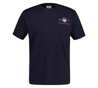 GANT Homme T-Shirt - Reg Archive Shield Emb, Col Rond, Manches Courtes, Broderie