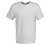 GANT Homme T-Shirt - Régulier Shield, Col Rond, Manches Courtes, Coton, Broderie