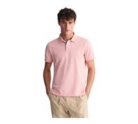 Gant, Homme, Tops, Rose, Taille: 3XL Polo Piqué Contrasté