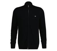 GANT Hommes Veste Tricotée - Décontracté Coton Zip Cardigan, Col Montant, Coton