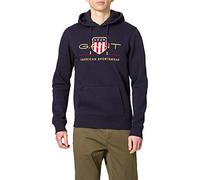 Gant Hoodie Sweat À Capuche Archive Shield, Evening Blue, S Homme