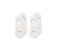 GANT INVISIBLE SOCKS 2-PACK, Chaussettes Homme, White, Standard