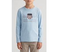 GANT Kids Unisex Archive Shield Ls T-shirt Calming Blue Taille: 92 | T-Shirts Outlet | kids | Bleu