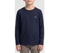 GANT Kids Unisex Shield Ls T-shirt Evening Blue Taille: 98/104 | T-Shirts Outlet | kids | Bleu