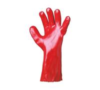 GANT -L 36CM- TOUT ENDUIT PVC ROUGE - 21166 T10