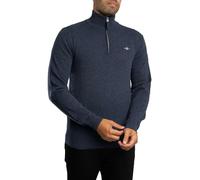 Gant Laine d'agneau avec Demi-Fermeture Éclair Pull-Over Homme