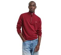 GANT Laine d'agneau avec Demi-Fermeture éclair Pull-Over, Rouge plumped, L Homme