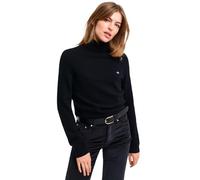 GANT Laine d'agneau Extra Fine à col roulé Pull-Over, Noir, XL Femme