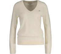 Gant Laine d'agneau Extra Fine avec Col en V Sweater Femme