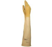 Gant latex Alto 285 chlorinée + grip 60cm jaune T10 - MAPA - 3428536