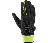 Gant LEKI PRC Boa Shark noir-jaune fluo 10