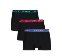Gant Lot de 3 Boxers pour Homme - Noir/Blanc/Gris, Noir, S