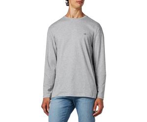 GANT LS Shirt À Manches Longues Reg Shield, Grey Melange, M Homme