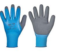 Gant Man. Gants de travail entièrement enduits Aqua Guard - Convient pour un usage alimentaire - Taille 7-11, bleu… (9)