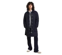 GANT Manteau matelassé avec détails en Corde, Bleu Nuit, Taille S