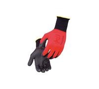 Gant Manutention légère SINGER PVC Polyamide Tricoté Ultra fins Rouge Taille 9 Poignet élastique