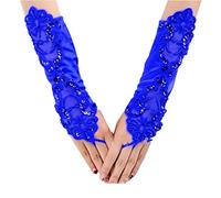 Gant Mariée Dentelle Gants Mariage Femme Long Mitaines Satin Gothique Elégants Gants De Soirée Robe Gloves pour Opéra De Bal Performance Fête Wedding Partie Halloween Photographie