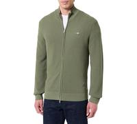 Gant Micro Textured Cotton Zip Cardigan Cardigan Homme