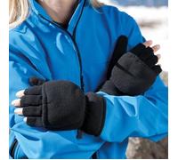 Gant-mitaine Résultat Winter Essentials Palmgrip R363X - Noir - Polyester - Unisexe XL