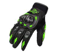 Gant Moto Gants de moto Gants de course complète Gants de sport de plein air Protection des sports électriques Vélo électrique Cross Dirt Vélo Gants Motocross Gants Moto ( Color : Green , Size : XL )