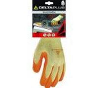 Gant multi usages toux travaux polycoton enduit latex taille 8 DELTA PLUS