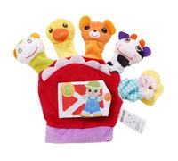 Gant Multifonction, Marionnettes À Doigt D'animaux, Poupée En Tissu, Histoires De Coucher Pour Bébé, Accessoire De Scène, Jouet Éducatif De Dessin Animé