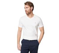 GANT Neck Shirt À Col en V Slim Shield, White, 3XL Homme