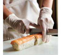 Gant nitrile ALLFOOD SAFE, M, sans poudre, bleu