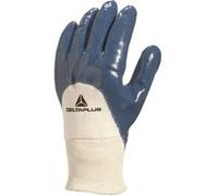 Gant Nitrile/Jersey -Lot 12 Paires- (Bleu - T07) Bleu G